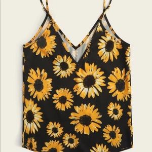 Sunflower tank top